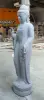 Product image 4 of the product “Standing Buddha with floral carving, Abudaya position. 51 x 33 x 175cm. Natural stone (river stone), stonemasonry ”